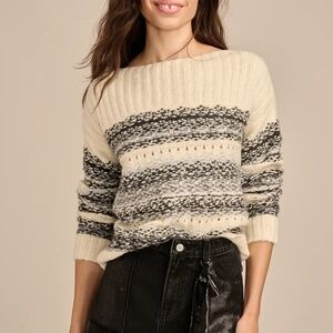 Cloudsoft Fairisle Boat Neck Sweater